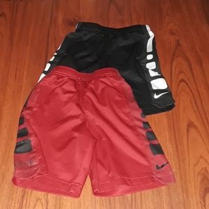 2 nike elite shorts size 6